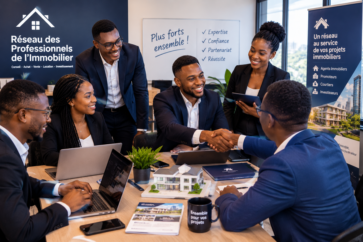 Réseau de professionnels de l'immobilier